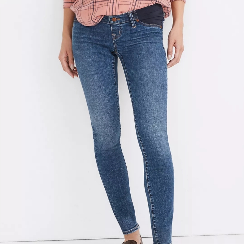 Madewell Skinny Jeans in Medium Wash Blue
